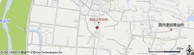 和歌山県紀の川市桃山町調月1287周辺の地図