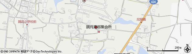 和歌山県紀の川市桃山町調月889周辺の地図