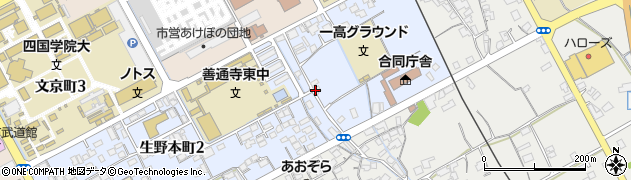 香川県土地改良事業団体連合会仲多度支所周辺の地図