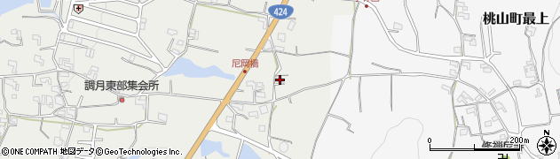 和歌山県紀の川市桃山町調月636周辺の地図