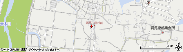 和歌山県紀の川市桃山町調月1282周辺の地図