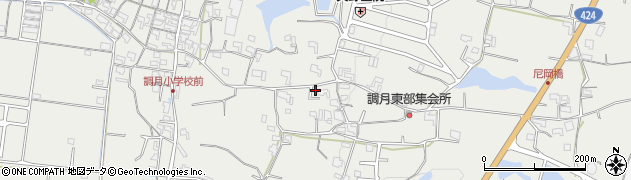 和歌山県紀の川市桃山町調月1334周辺の地図