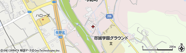 香川県善通寺市与北町2613周辺の地図