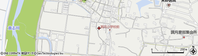 和歌山県紀の川市桃山町調月1285周辺の地図