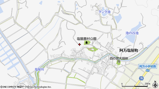 〒656-0543 兵庫県南あわじ市阿万塩屋町の地図