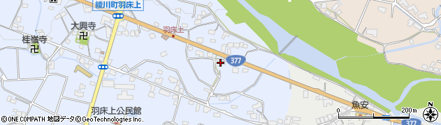 香川県綾歌郡綾川町羽床上699周辺の地図