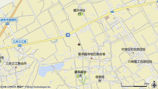 〒765-0061 香川県善通寺市吉原町の地図