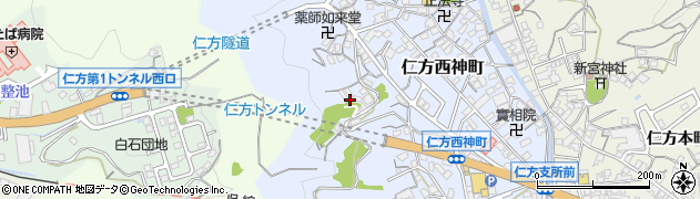 広島県呉市仁方西神町18周辺の地図