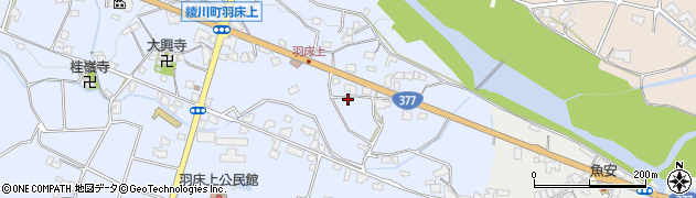香川県綾歌郡綾川町羽床上703周辺の地図