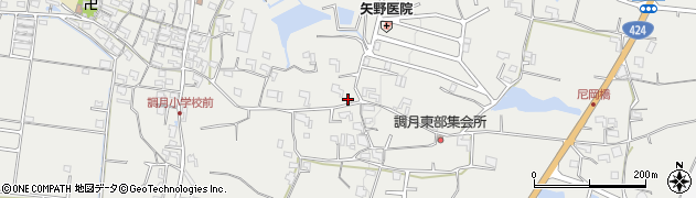 和歌山県紀の川市桃山町調月892周辺の地図