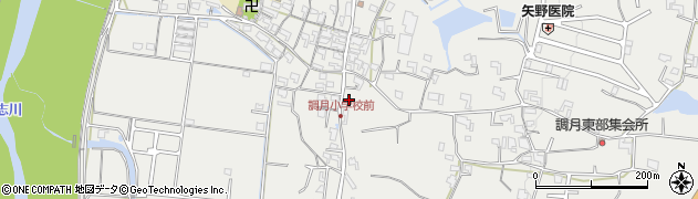 和歌山県紀の川市桃山町調月1292周辺の地図