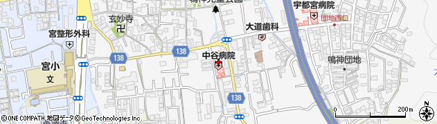 中谷病院周辺の地図