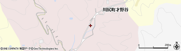 広島県呉市川尻町才野谷周辺の地図