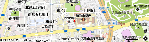和歌山県警察本部周辺の地図