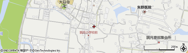 和歌山県紀の川市桃山町調月1295周辺の地図