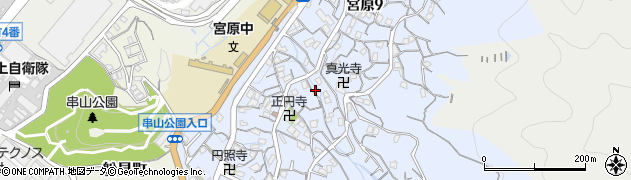 桂理容院周辺の地図