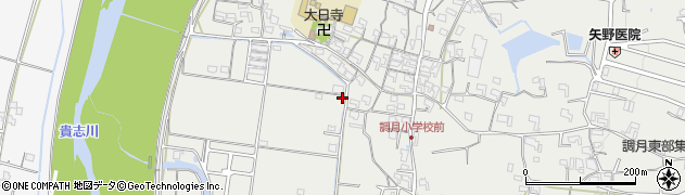 和歌山県紀の川市桃山町調月1145周辺の地図