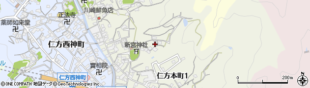 広島県呉市仁方本町1丁目周辺の地図