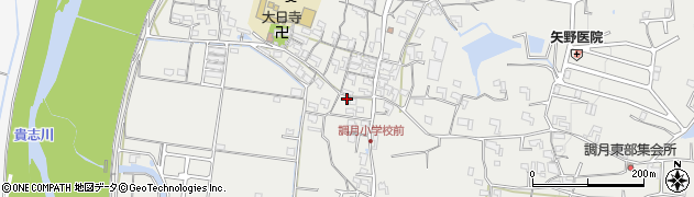 和歌山県紀の川市桃山町調月1271周辺の地図