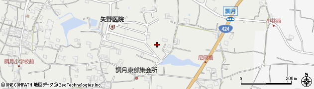 和歌山県紀の川市桃山町調月857周辺の地図