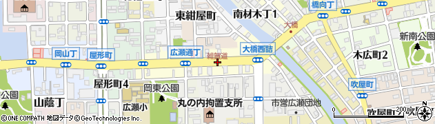 雑賀道周辺の地図