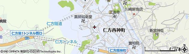 広島県呉市仁方西神町21周辺の地図
