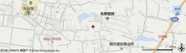 和歌山県紀の川市桃山町調月882周辺の地図