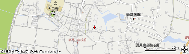 和歌山県紀の川市桃山町調月905周辺の地図