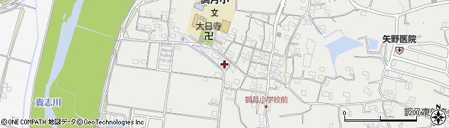 和歌山県紀の川市桃山町調月1224周辺の地図