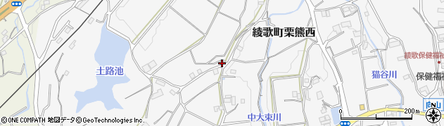 香川県丸亀市綾歌町栗熊西1914周辺の地図