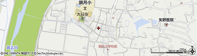 和歌山県紀の川市桃山町調月1087周辺の地図
