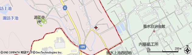 香川県善通寺市与北町31周辺の地図
