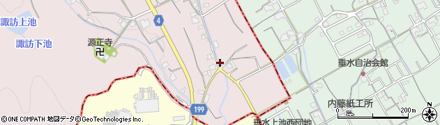 香川県善通寺市与北町39-1周辺の地図