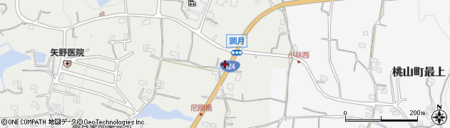 和歌山県紀の川市桃山町調月620周辺の地図