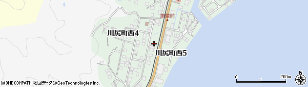 広島県呉市川尻町西周辺の地図