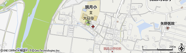 和歌山県紀の川市桃山町調月1099周辺の地図