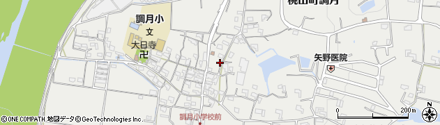 和歌山県紀の川市桃山町調月1055周辺の地図