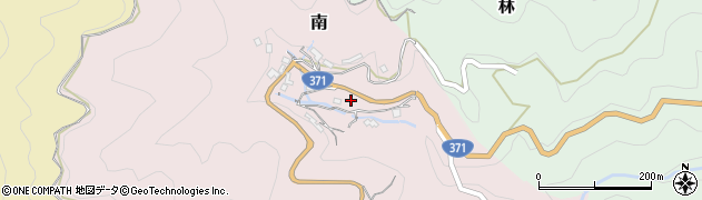 和歌山県高野町（伊都郡）南周辺の地図
