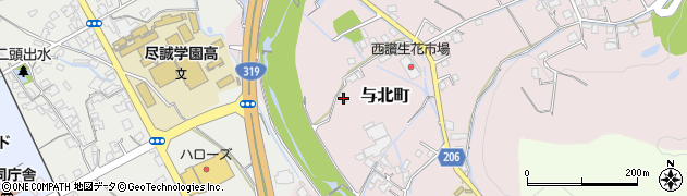 香川県善通寺市与北町2582周辺の地図