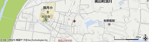 和歌山県紀の川市桃山町調月938周辺の地図