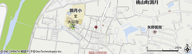 和歌山県紀の川市桃山町調月1080周辺の地図
