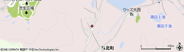 香川県善通寺市与北町1412周辺の地図
