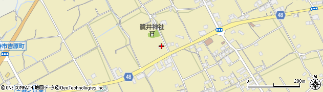 香川県善通寺市吉原町1698周辺の地図