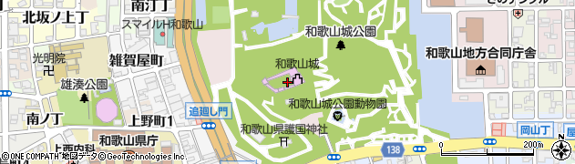 和歌山県和歌山市一番丁周辺の地図
