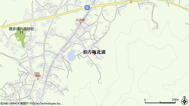 〒794-2304 愛媛県今治市伯方町北浦の地図