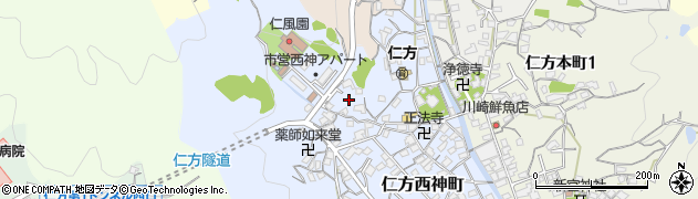 広島県呉市仁方西神町29周辺の地図