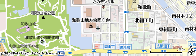 和歌山県和歌山市二番丁2周辺の地図