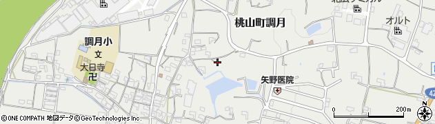 和歌山県紀の川市桃山町調月757周辺の地図