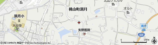 和歌山県紀の川市桃山町調月767周辺の地図