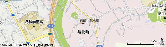 香川県善通寺市与北町2564周辺の地図